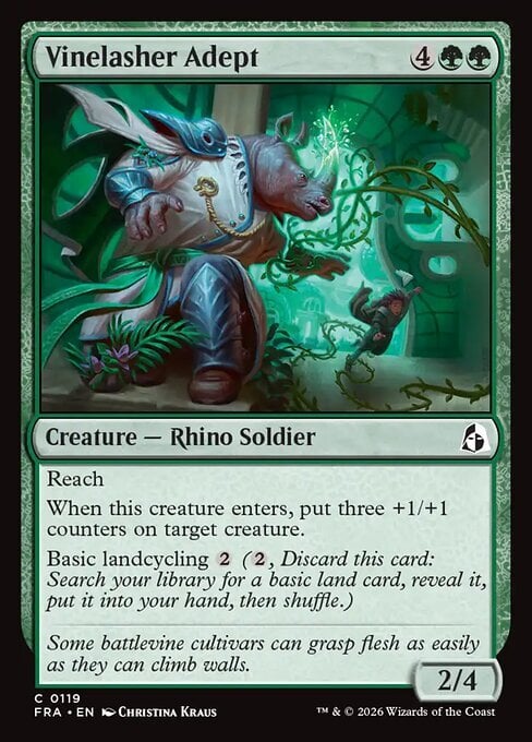 Vinelasher Adept Card Front