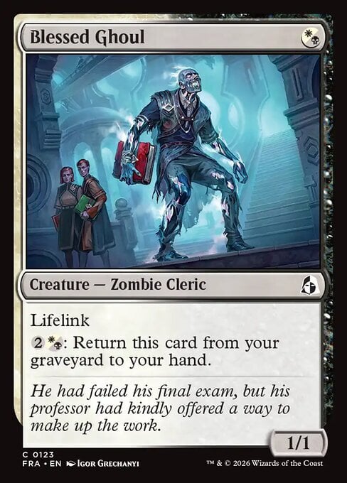 Blessed Ghoul Card Front
