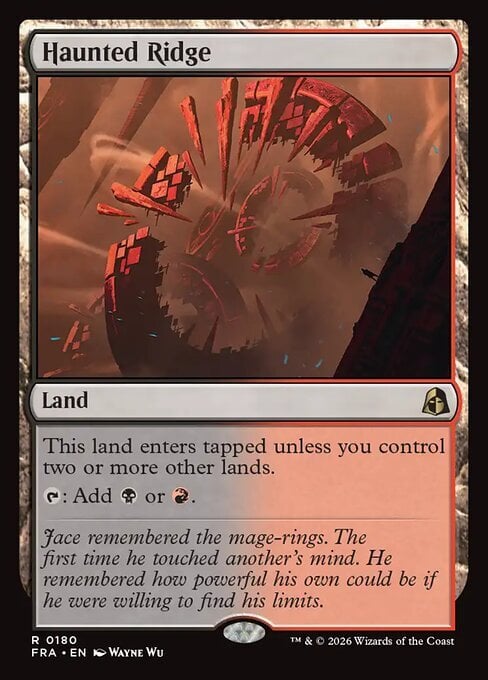 Haunted Ridge Card Front