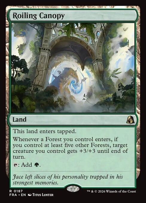 Roiling Canopy Card Front