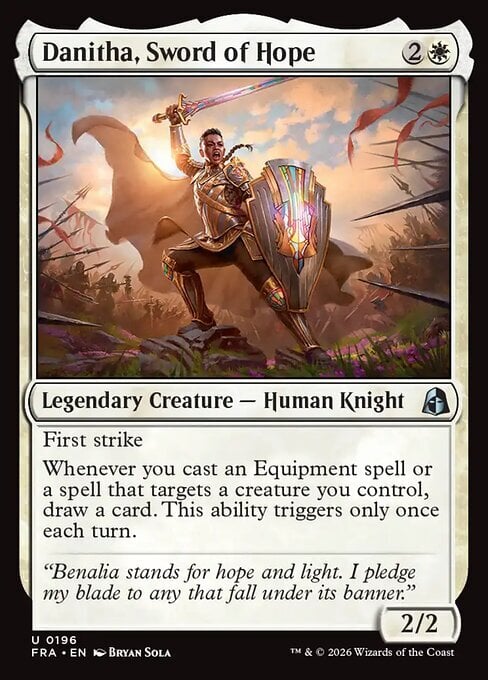 Danitha, Sword of Hope Card Front