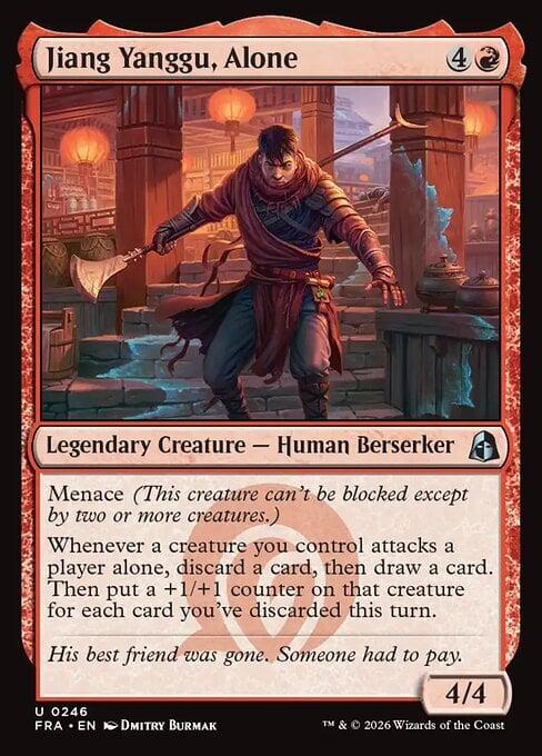 Jiang Yanggu, Alone Card Front