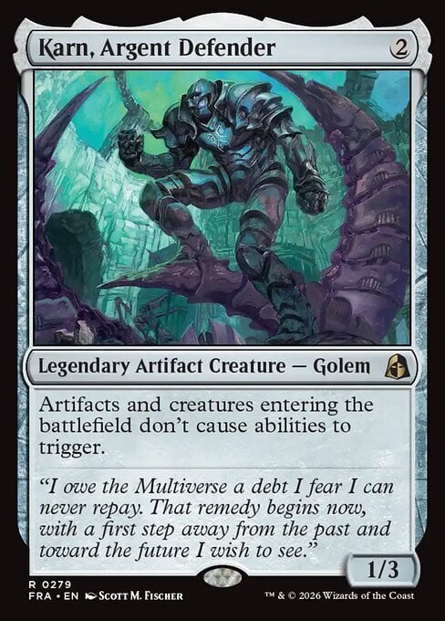 Karn, Argent Defender Frente