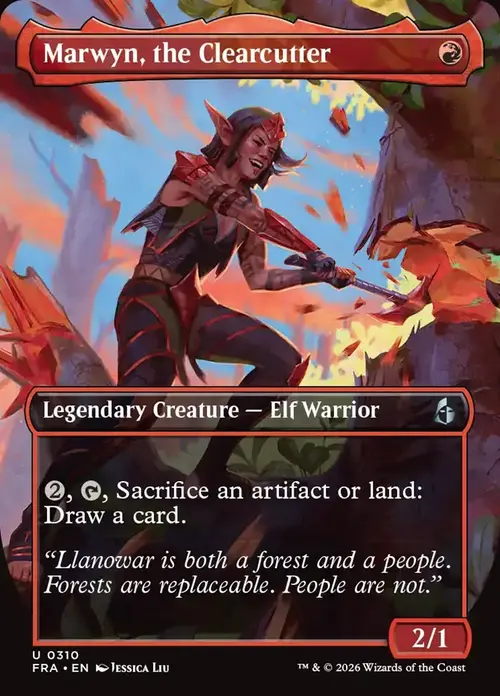 Marwyn, the Clearcutter Card Front