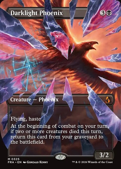 Darklight Phoenix Card Front