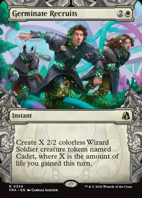Germinate Recruits Card Front