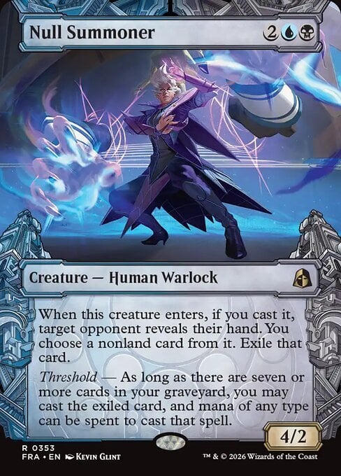 Null Summoner Card Front