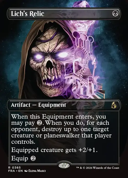 Lich's Relic Card Front