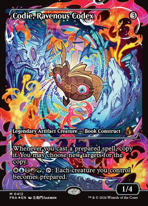 Codie, Ravenous Codex Card Front