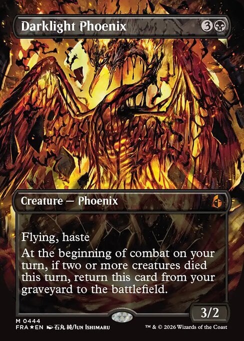 Darklight Phoenix Card Front