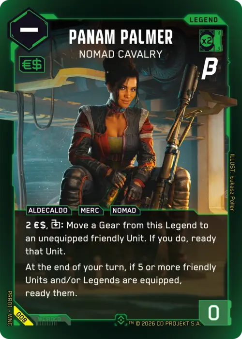 Panam Palmer - Nomad Cavalry Frente