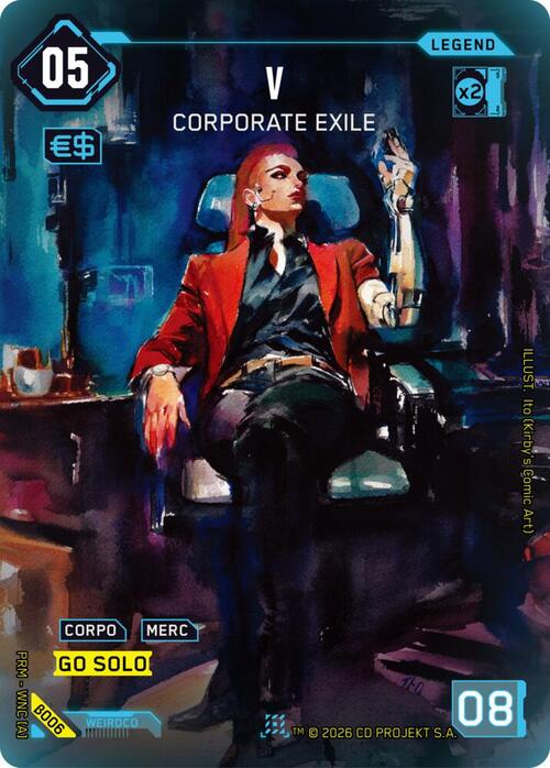 V - Corporate Exile Card Front
