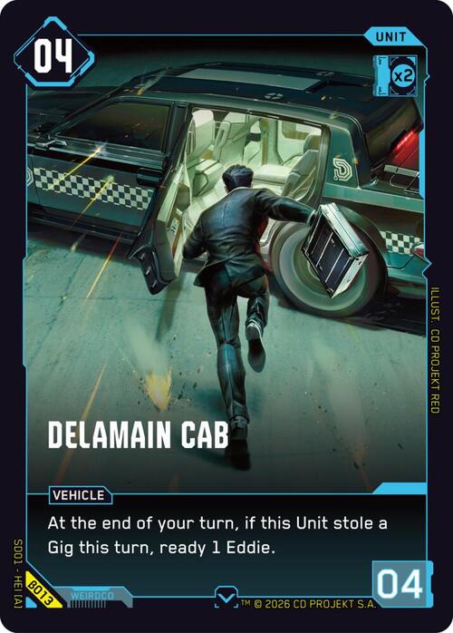 Delamain Cab Card Front