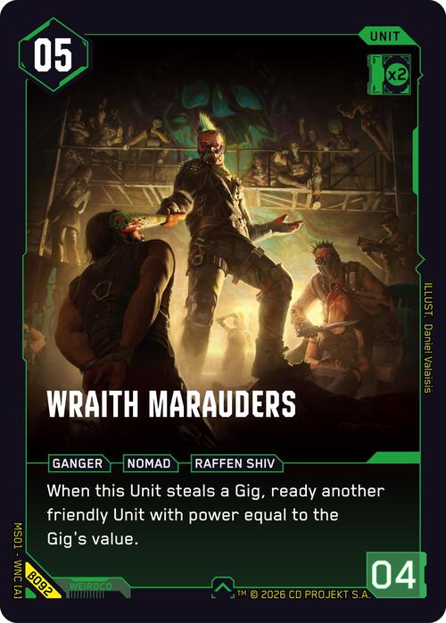 Wraith Marauders Card Front