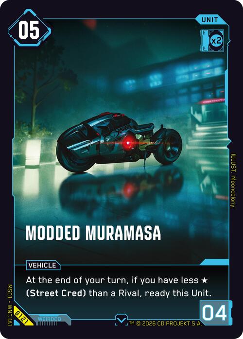 Modded Muramasa Card Front