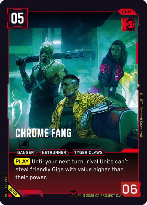 Chrome Fang Frente