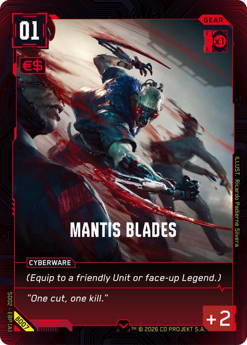 Mantis Blades Card Front