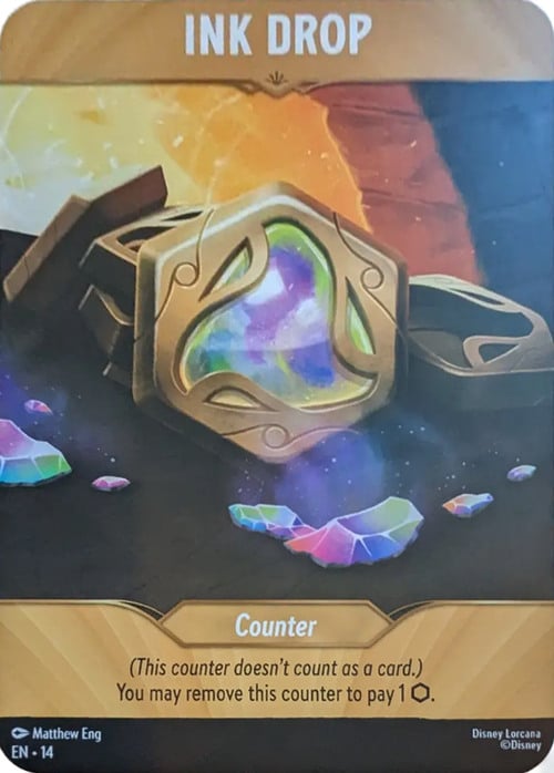 Ink Drop Card Front