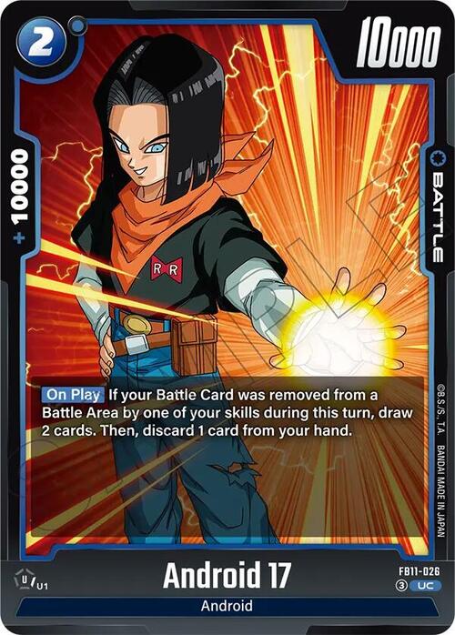 Android 17 Card Front