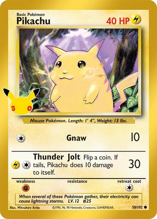 Pikachu Card Front