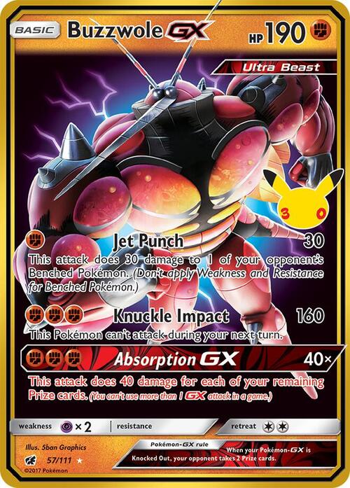 Buzzwole GX Card Front