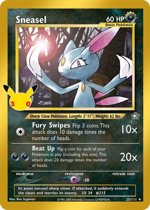 Sneasel Card Front