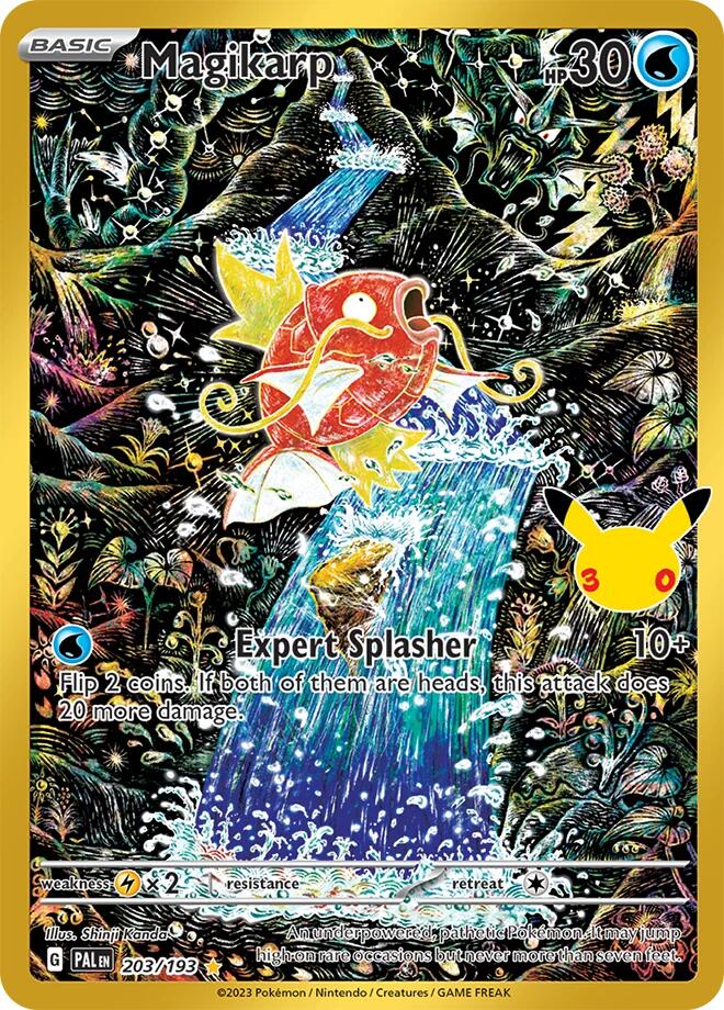 Magikarp (30th Celebration Stamp | 203/193) - 30th Celebration