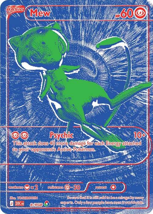 Mew EX Card Front