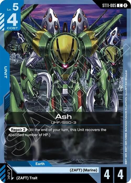 Ash Recto de la carte