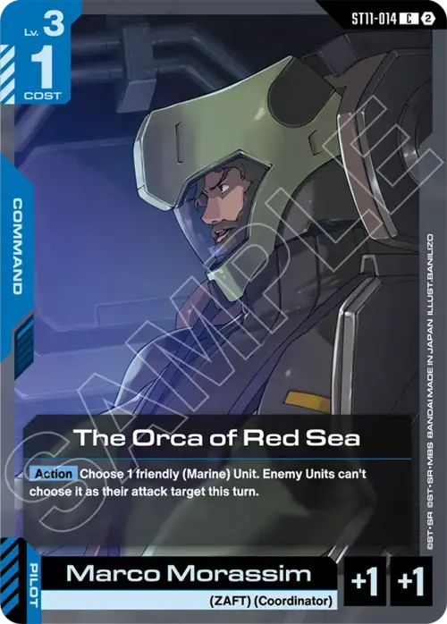 The Orca of Red Sea Card Front
