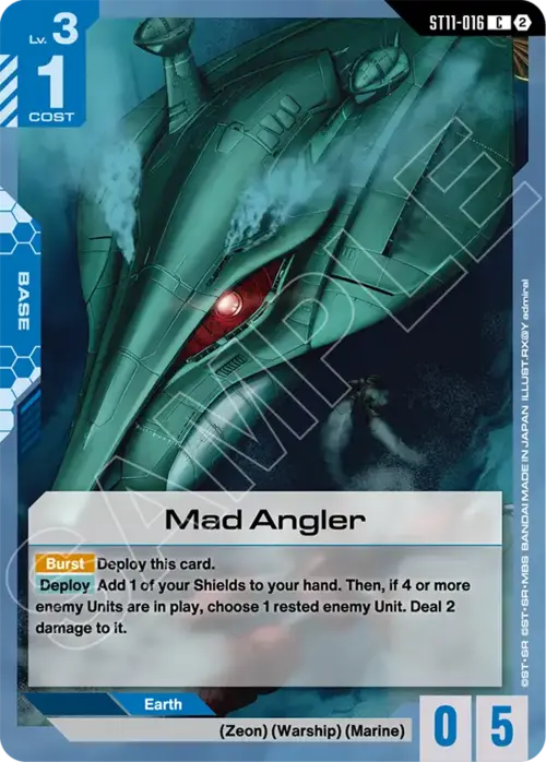 Mad Angler Card Front