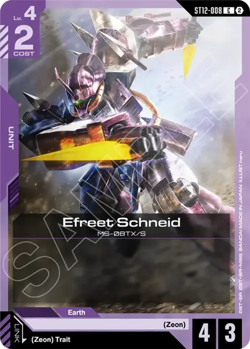 Efreet Schneid Card Front