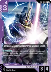 Unicorn Gundam 02 Banshee (Unicorn Mode) ST12-009