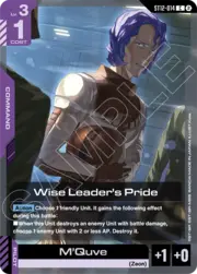 Wise Leader's Pride ST12-014