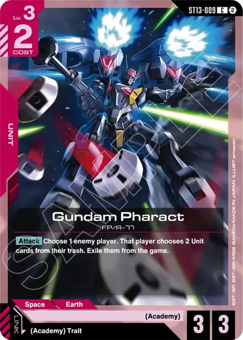 Gundam Pharact Frente