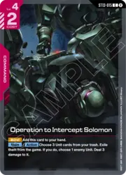 Operation to Intercept Solomon ST13-015