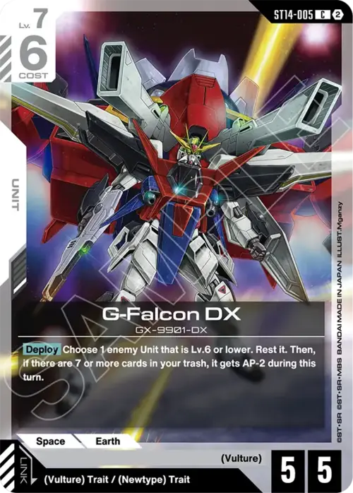 G-Falcon DX Card Front