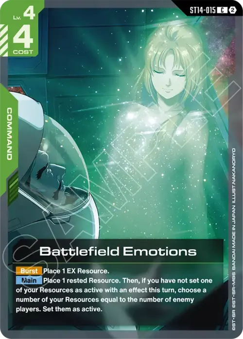 Battlefield Emotions Card Front