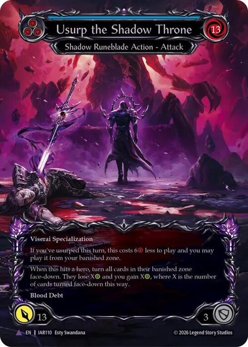 Usurp the Shadow Throne Card Front