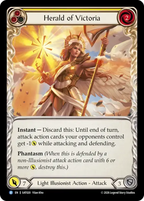 Herald of Victoria Card Front