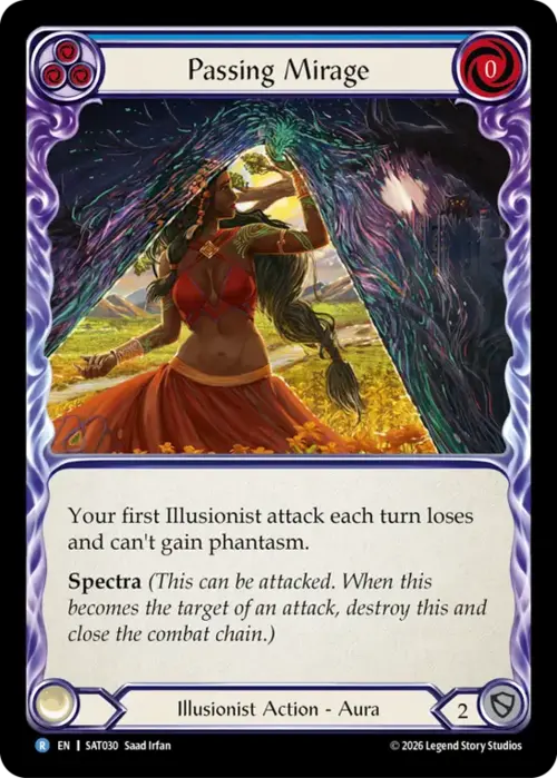 Passing Mirage Card Front