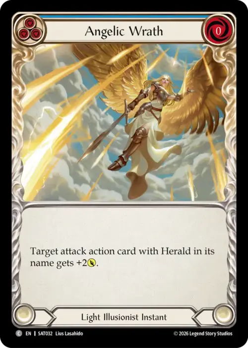 Angelic Wrath Card Front