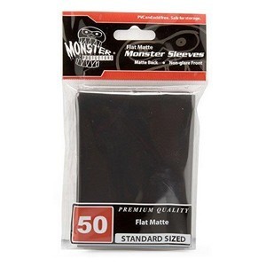 50 Monster Matte Sleeves (Black)