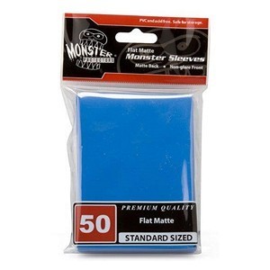 50 Monster Matte Sleeves (Blue)