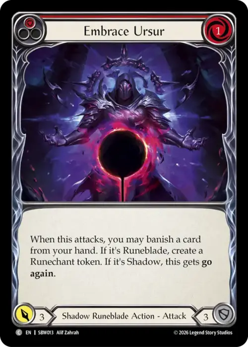 Embrace Ursur (Red) Frente
