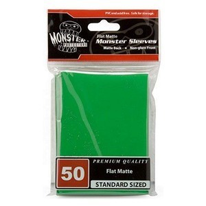 50 Monster Matte Sleeves (Green)