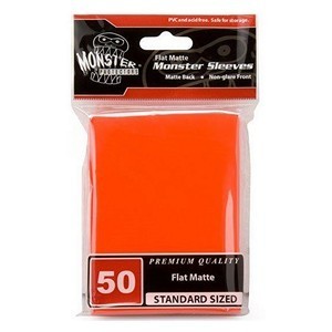 50 Monster Matte Sleeves (Orange)
