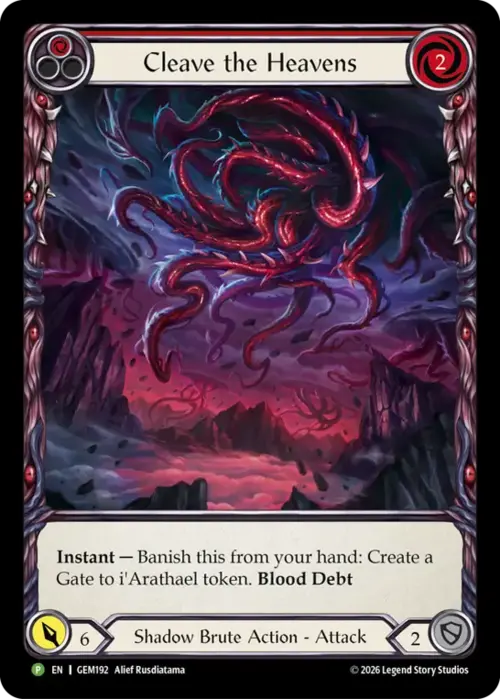 Cleave the Heavens Card Front