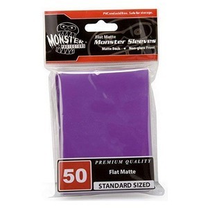 50 Monster Matte Sleeves (Purple)