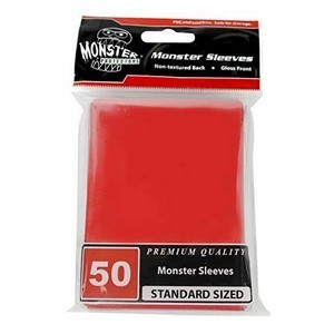 50 Monster Sleeves (Red)
